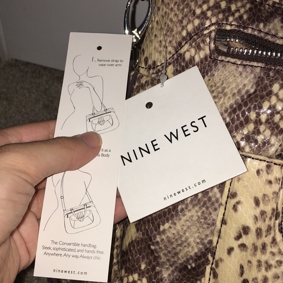 Nine West Snakeskin Handbag - Picture 7 of 8